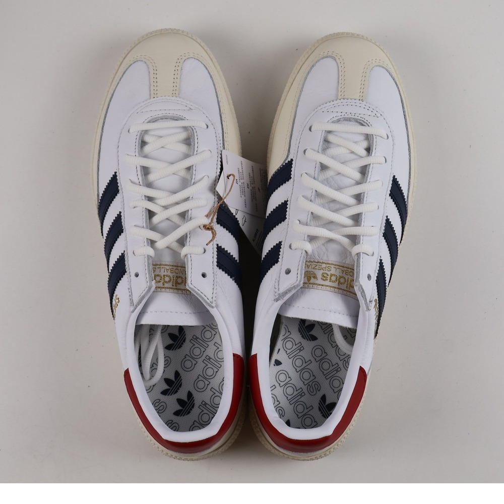Adidas Spezial Golf Shoes White Navy Red 10.5 Leather NWT 160